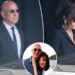 Jeff Bezos apoiado por Lauren Sanchez no funeral de sua mãe