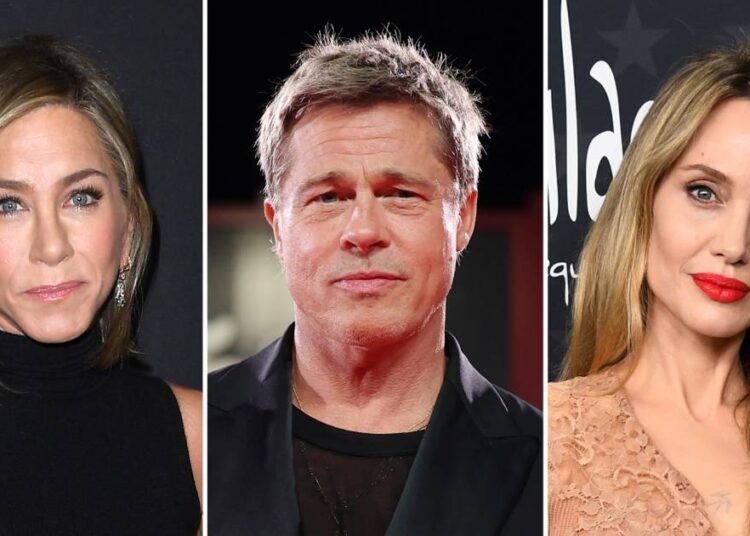 Jennifer Aniston reflete sobre Brad Pitt e Angelina Jolie 'Love Triangle'