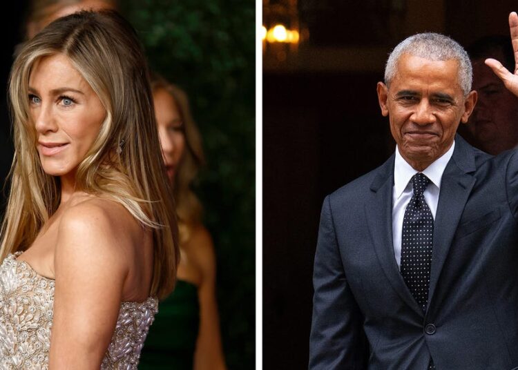 Jennifer Aniston responde a esses rumores de romance de Barack Obama
