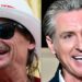 Kid Rock tem um colapso depois de ficar punk por Gavin Newsom