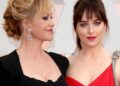Melanie Griffith, fotos do tapete vermelho de Dakota Johnson para Splitsville