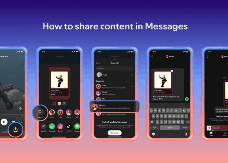 Mensagens do Spotify: uma nova maneira de compartilhar música