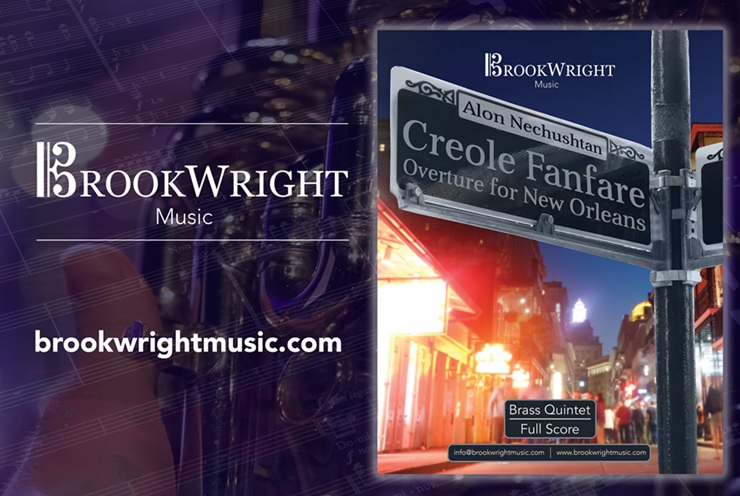 Música Brookwright: Fanfare de Creole - Overture for New Orleans (Alon Nechushtan) - 4barsrest