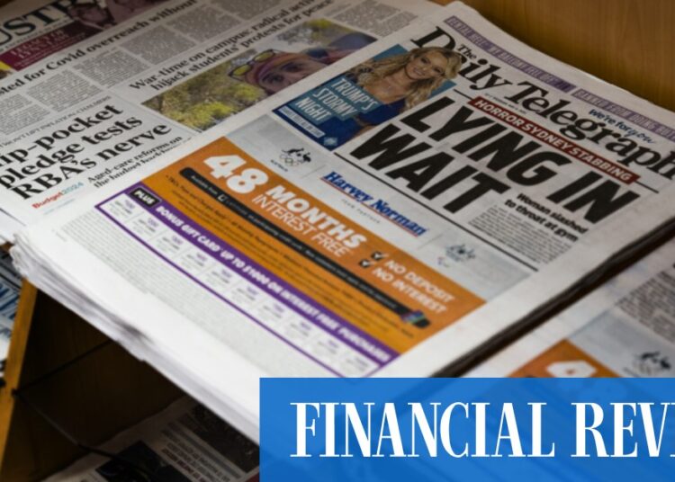 Nove entretenimento, News Corp perto de assinar contrato de impressão para jornais