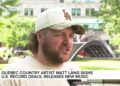 O artista country de Quebec, Matt Lang, assina ofertas, lança novas músicas
