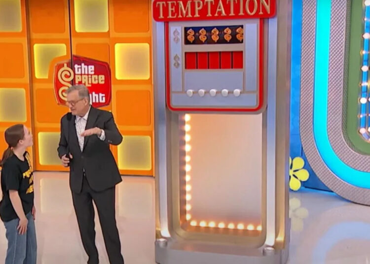 O concorrente 'The Price Is Right' perde carro depois de ser apenas um número