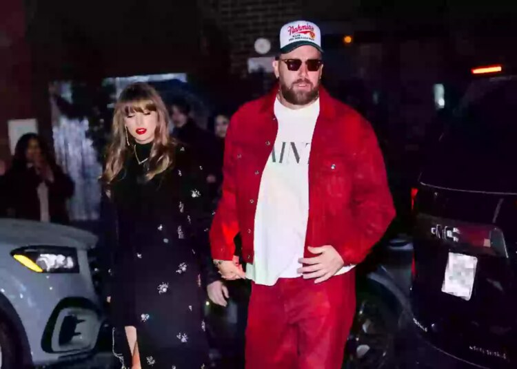 Taylor Swift e Travis Kelce estão namorando há cerca de dois anos (imagens de TheStewartofny/GC)