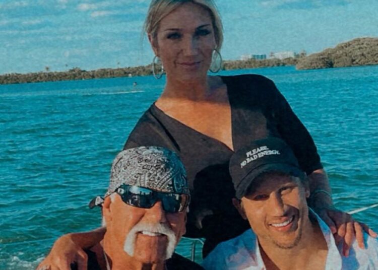 O marido de Brooke Hogan, Steven Oleksy, compartilha homenagem a Hulk Hogan