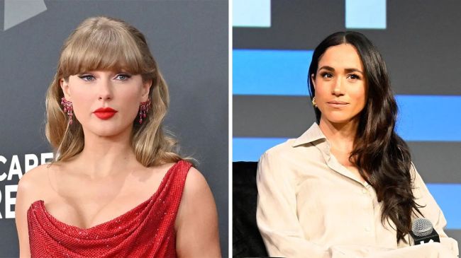 O que aconteceu com Meghan Markle e Taylor Swift?