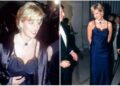 Princesa Diana no Met Gala de 1996 com um vestido Dior
