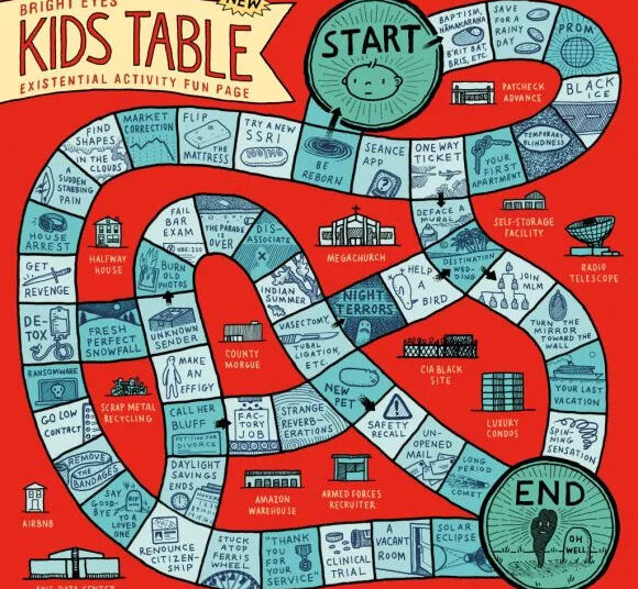 Olhos brilhantes anunciam o Kids Table EP, compartilhe “palíndromo disléxico” com Hurrah para o Riff Raff: Stream