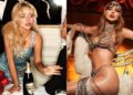 Os Swifties o perdem quando Sabrina Carpenter é revelado na música -título de 'The Life of a Showgirl' de Taylor Swift '
