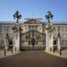 Palácio de Buckingham para fazer gesto em movimento no dia VJ
