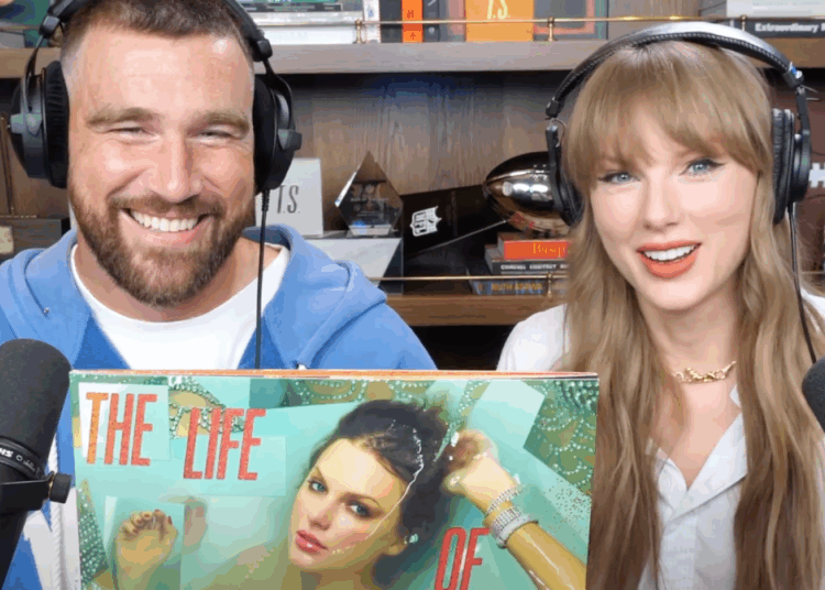 Podcast Taylor Swift-Travis Kelce oferece 10 milhões de espectadores