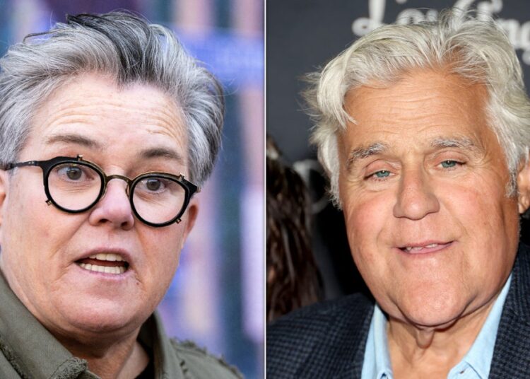 Rosie O'Donnell bate Jay Leno sobre o golpe de ameaça de morte