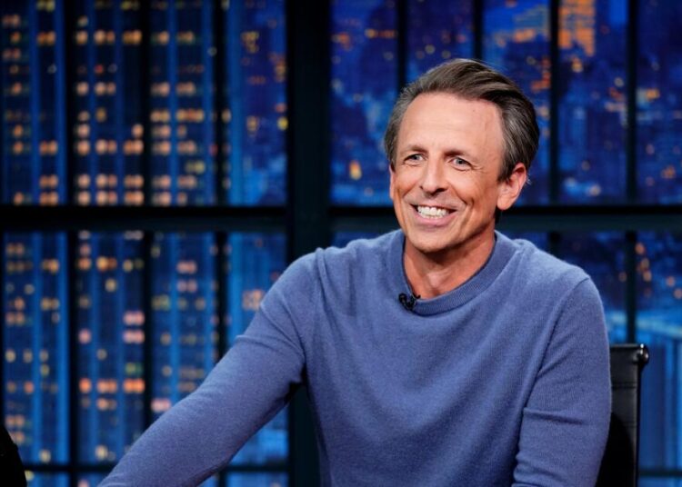Seth Meyers acionou Trump sem dizer uma palavra