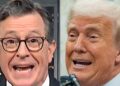 Stephen Colbert chama BS na última defesa de Epstein de Trump
