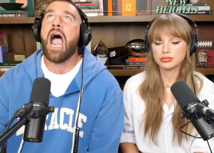 Taylor Swift se une a Kelce Brothers para exercícios vocais antes do episódio recorde