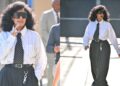 Tracee Ellis Ross se encaixa em Willy Chavarria por 'Jimmy Kimmel'
