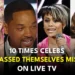 10 vezes as celebridades envergonharam -se miseravelmente na TV ao vivo