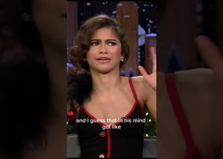 Zendaya || Lip Sync Battle || Landed her in Bruno Mars Music Video ❤️☺️ #viralshorts
