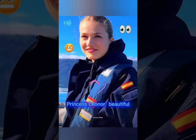 Princess Leonor in Uniform | Beautiful & Inspiring #princess #royalfamily #viralshort