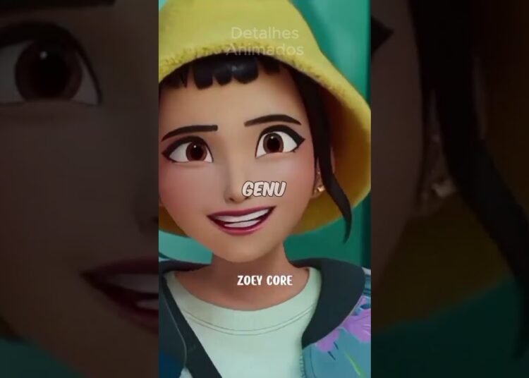 🎀😈 Se o cabelo da Mira é rosa… será que ela é uma demônio disfarçada em “Kpop Demon Hunters”? 😳👀