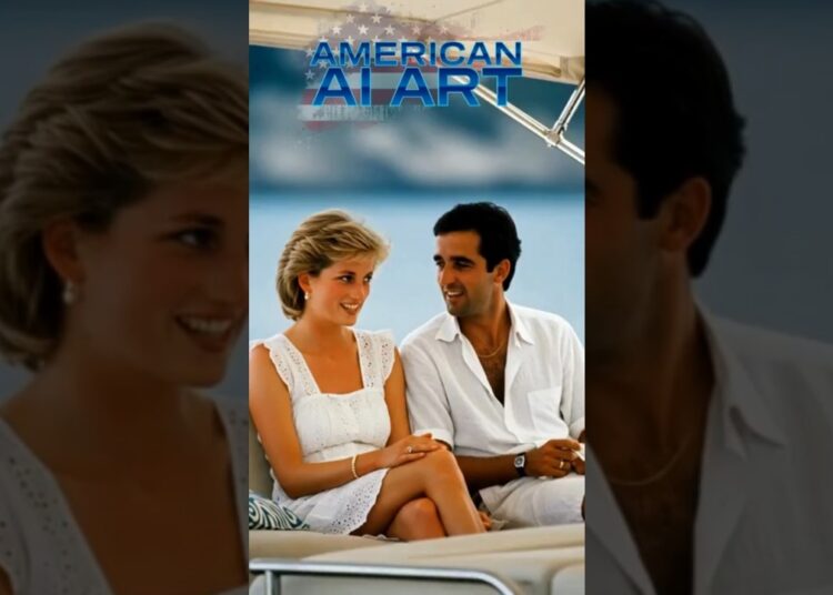 Princess Diana & Dodi Fayed: The Secret Yacht Moments 🌊🔥 #Shorts