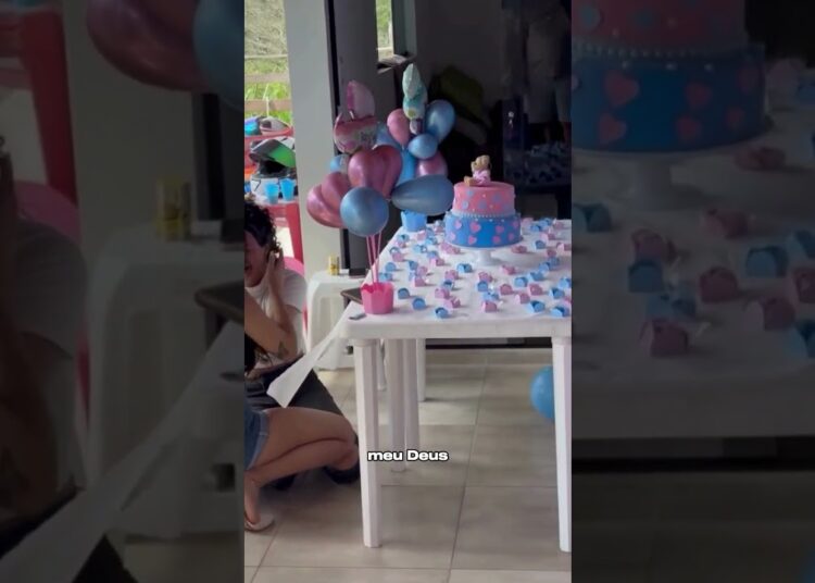 🌎 MULHER VOLTA AO BRASIL APÓS 7 ANOS E SURPREENDE A FAMÍLIA EM CHÁ REVELAÇÃO 😭