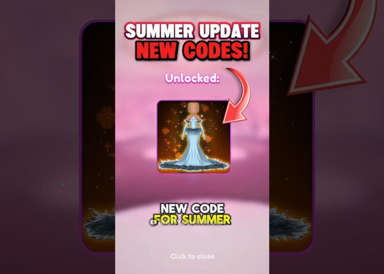 DRESS TO IMPRESS NEW CODES SUMMER UPDATE #roblox #dresstoimpress #dti
