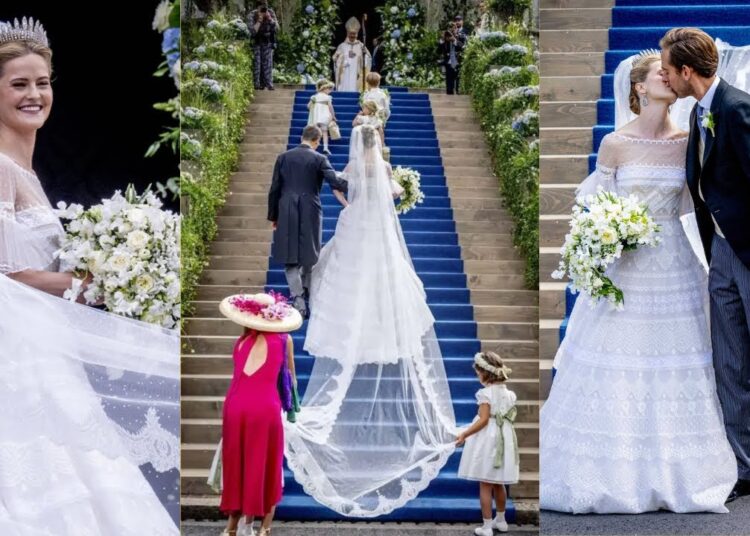 Princesa Marie Caroline do Liechtenstein celebra casamento de alto nível e reune realeza europeia.