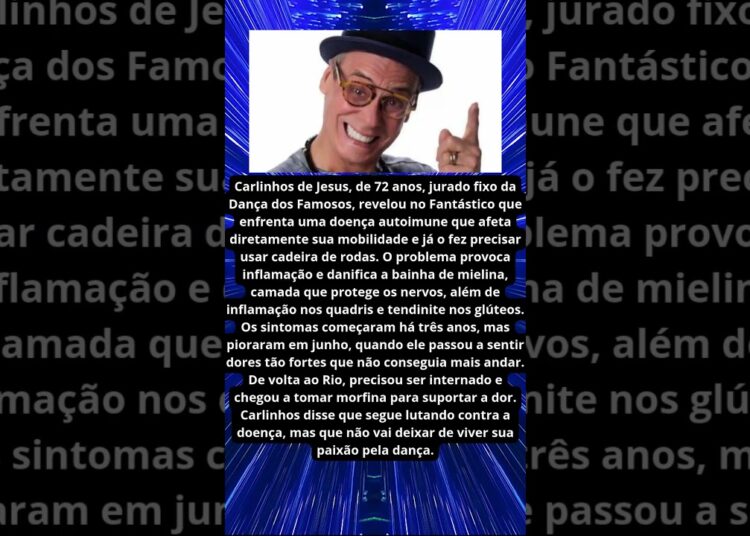CARLINHOS DE JESUS FALA SOBRE NÃO ANDAR