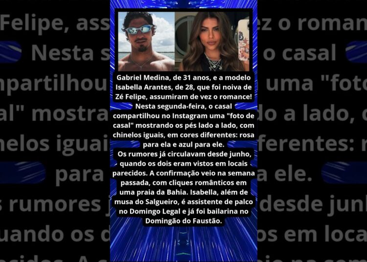 MEDINA ASSUME COM EX DE ZÉ FELIPE