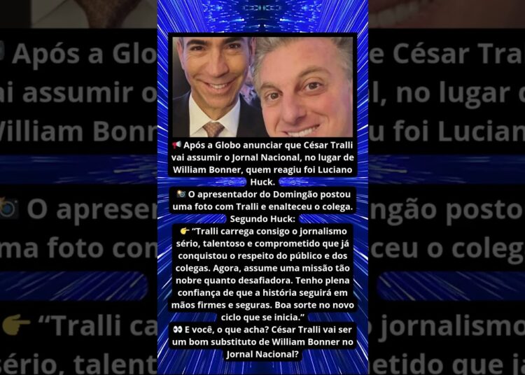 LUCIANO HUCK FALA DE TRALLI NO JN