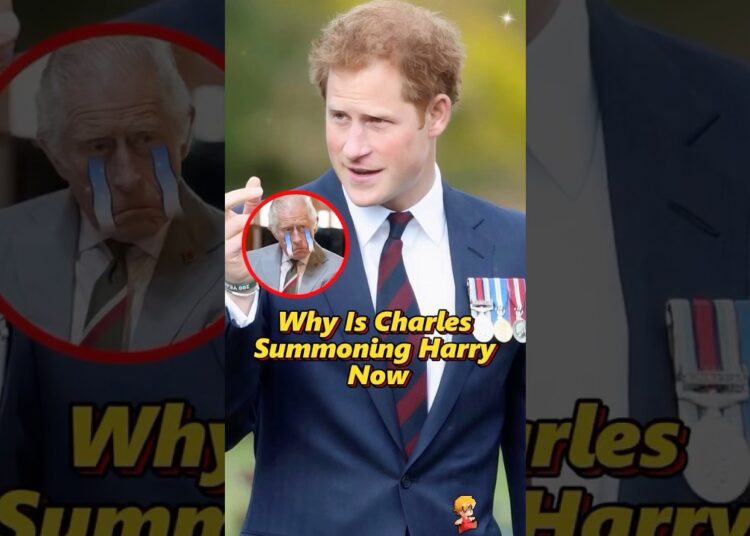 Why Is Charles Summoning Harry Now? #shorts #royal #harry #king #queen #william #kingcharles #usa