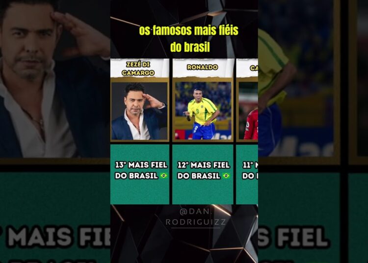 OS MAIS FIÉIS DO BRASIL! 😱 Ranking dos Famosos Mais Fiéis em Relacionamentos