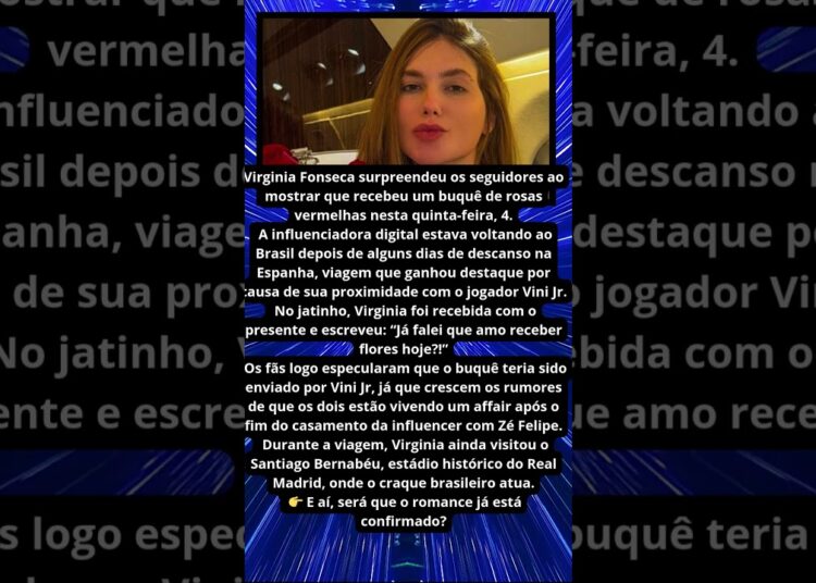 VIRGINIA RECEBE FLORES MISTERIOSAS NOVAMENTE