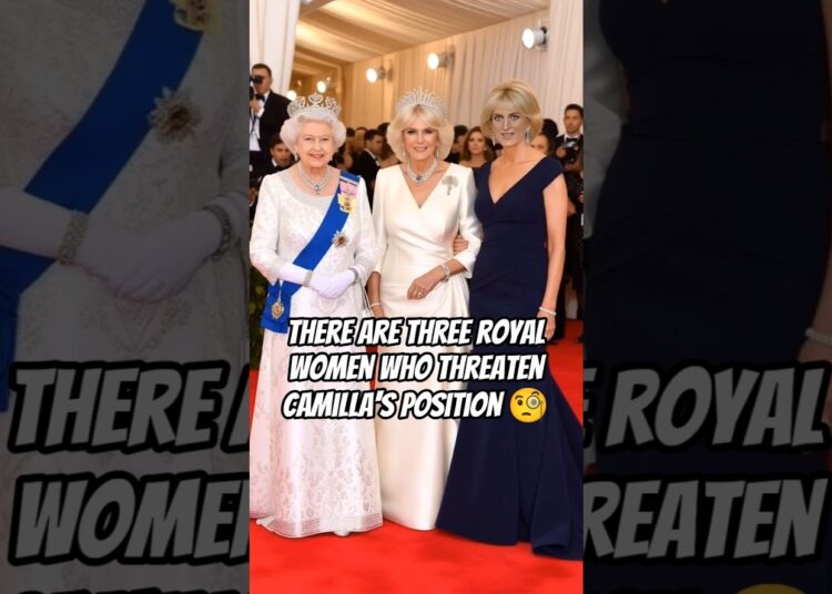 There are three royal women who threaten Camilla’s position 🧐 #diana #camilla #queenelizabeth #royal