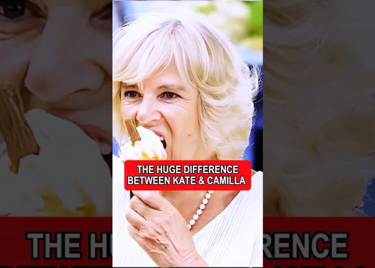 The huge difference between Catherine & Camilla in table manners #Queen#Princess#royal#shorts