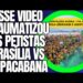 LULA SE ASSUSTA AO VER O VÍDEO DE COPACABANA TOMADA E BRASÍLIA QUASE DESERTA NO DESFILE SEM POVO