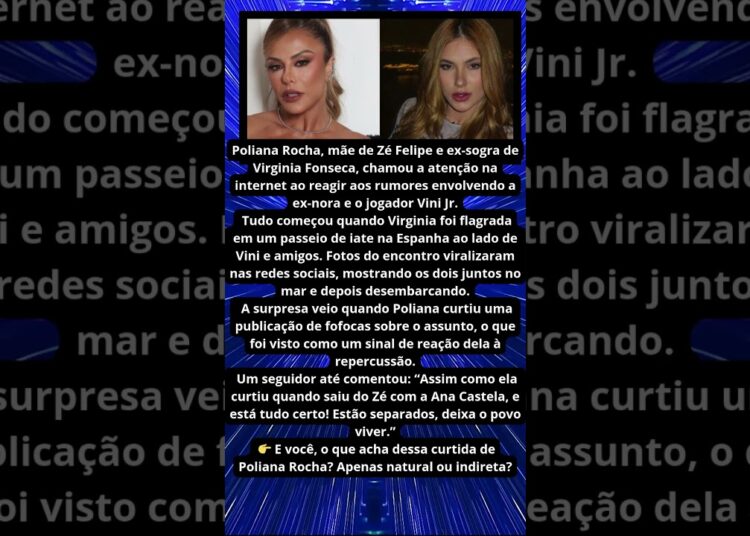POLIANA ROCHA CURTI POSTAGEM DE VIRGINIA E VINI JR