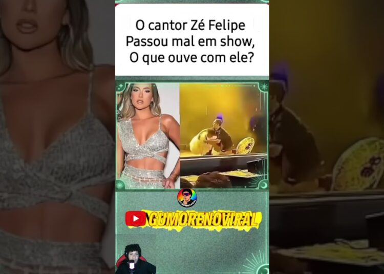 🚨A Bruxa fez Kizumba ZÉ FELIPE PASSA MAL EM SHOW bebida O que aconteceu?🤔🔥 #zefelipe #show #virginia