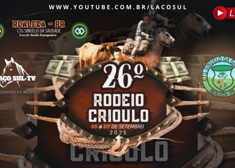 🏆 26º RODEIO CRIOULO CTG SINUELO DA SAUDADE – REALEZA /PR 🏆 #072