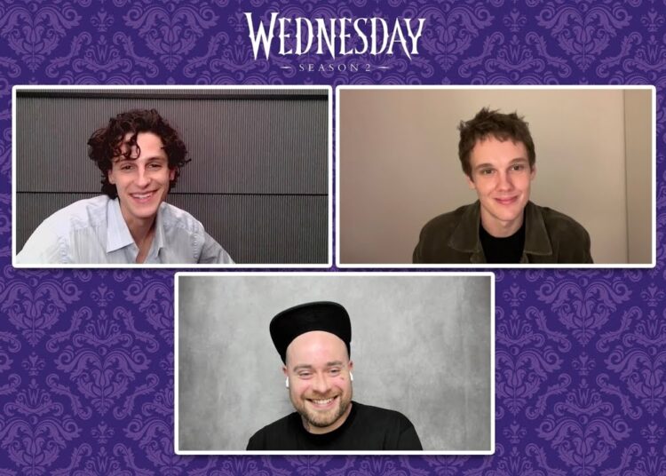 Hunter Doohan & Owen Painter – Interview | Wednesday S2 Pt. 2 SPOILERS