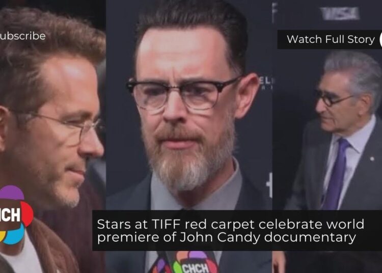 Stars at TIFF red carpet celebrate world premiere of John Candy documentary