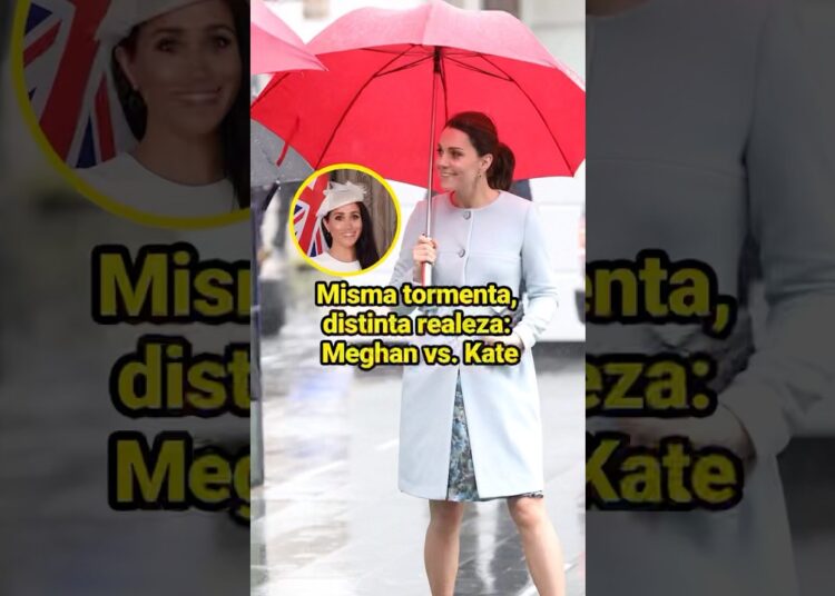 Misma tormenta, distinta realeza: Meghan vs. Kate #celebrity #Princess Kate #Princess Meghan