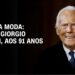 Estilista Giorgio Armani morre aos 91 anos | celebrity.land PRIME TIME