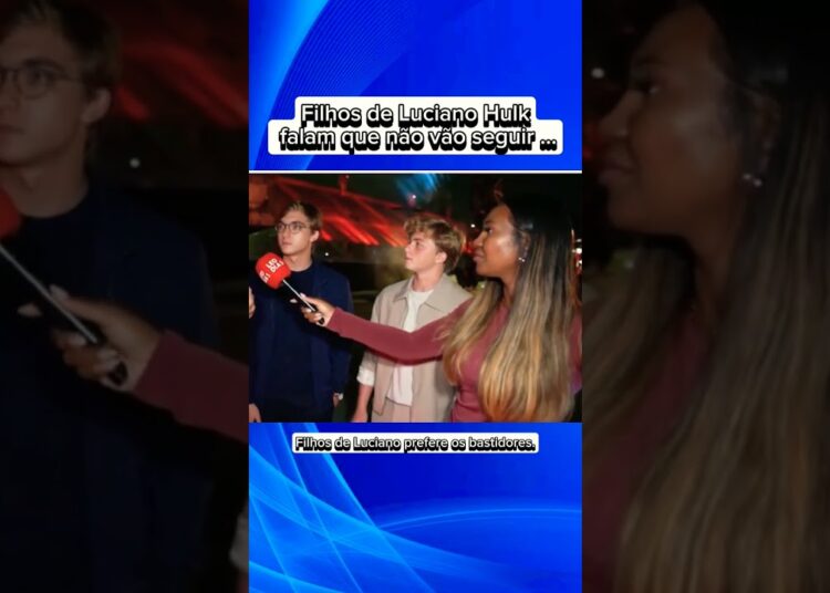 Filhos de Luciano Hulk falam que não vão seguir … #noticias #fofocas