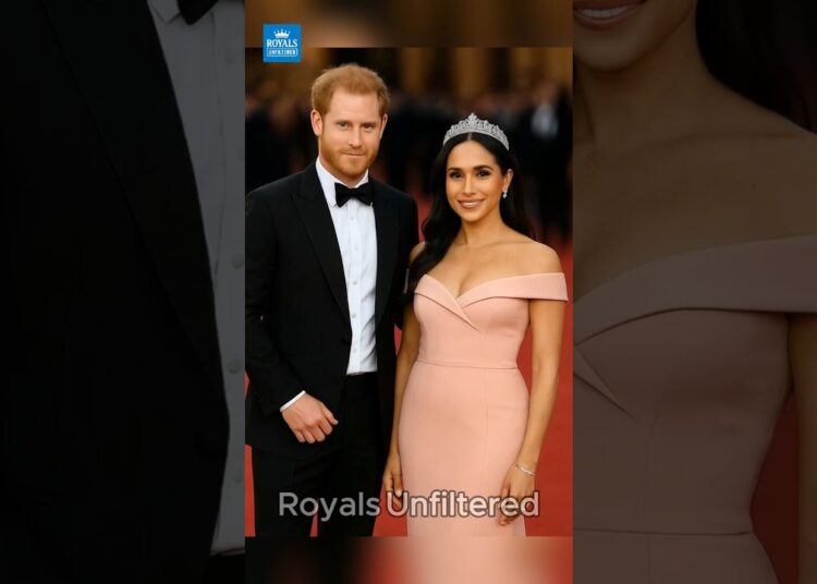 Red Carpet Royalty Harry and Meghan’s Glamorous Night Out #royalfamily #royal #shorts