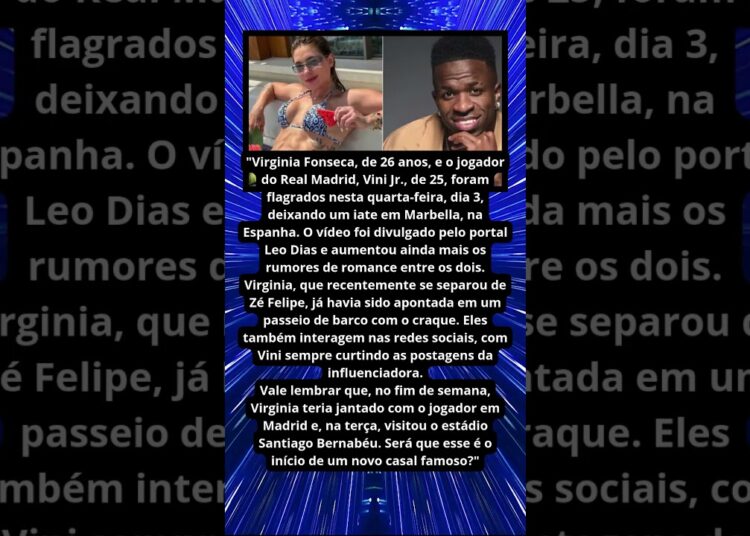 VIRGINIA E VINCIUS SÃO FLAGRADOS